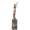 Female Art Collection Bronce Escultura Nude Lady Decor Latón Estatua TPE-739